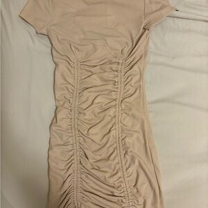 Princess Polly Ruched Light Pink Mini Dress